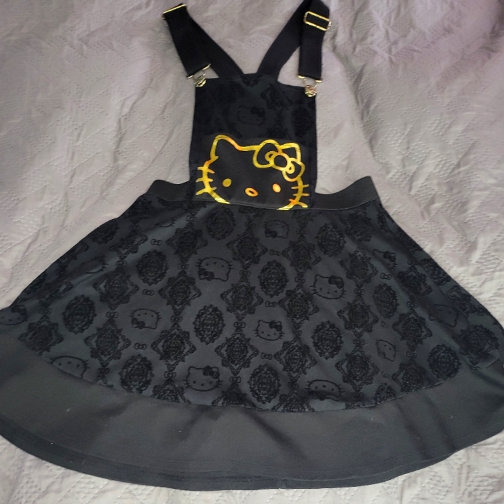 Hello Kitty Black Overall junior small